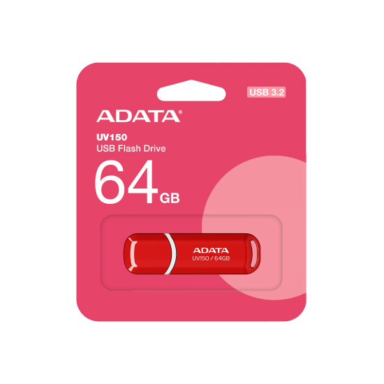 Adata UV150 64GB Red Преносима памет