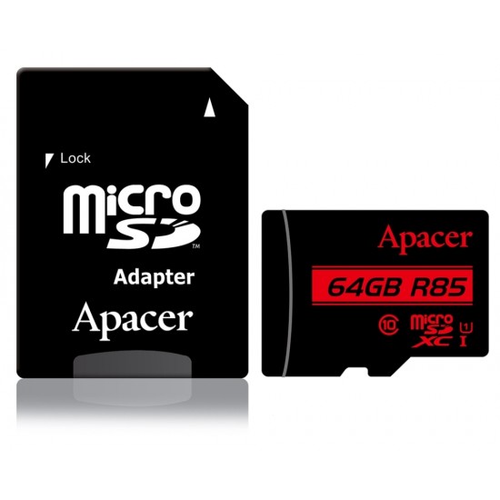 Apacer MicroSDHC 64GB R85 Преносима памет