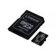 Kingston Canvas Select Plus MicroSD 256GB Class 10 + Adapter Преносима памет