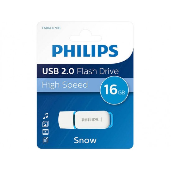Philips Snow 16GB Blue Преносима памет
