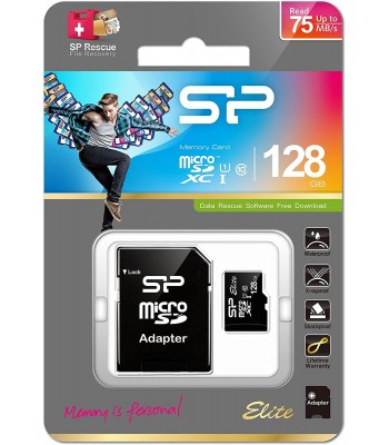 Silicon Power MicroSDXC Elite 128GB Преносима памет