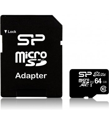 Silicon Power MicroSDXC Elite 64GB Преносима памет