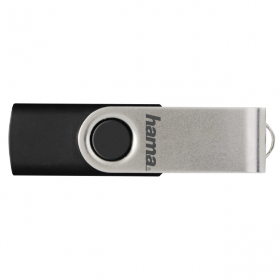 Hama 00108071 Rotate 128GB Black Преносима памет