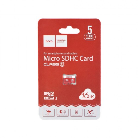 Hoco MicroSDHC TF High Speed 16GB Class 10 Преносима памет