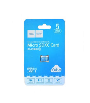 Hoco MicroSDXC TF High Speed 64GB Class 10 Преносима памет