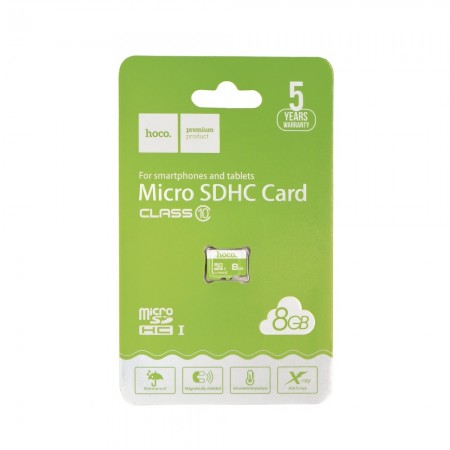 Hoco MicroSDHC TF High Speed 8GB Class 10 Преносима памет
