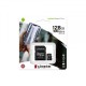 Kingston Canvas Select Plus MicroSD 128GB Class 10 + Adapter Преносима памет