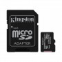 Kingston Canvas Select Plus MicroSD 128GB Class 10 + Adapter Преносима памет