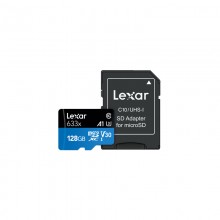 Lexar MicroSDHC UHS-1 128GB Class 10 Blue Series Преносима памет