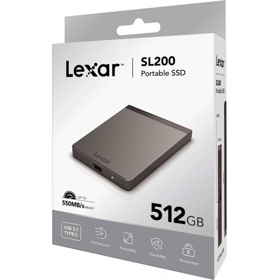 Lexar SL200 512GB SSD Външен диск