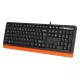 PC Клавиатури - A4 Tech FKS10 Orange PC клавиатура