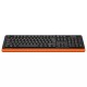 PC Клавиатури - A4 Tech FKS10 Orange PC клавиатура