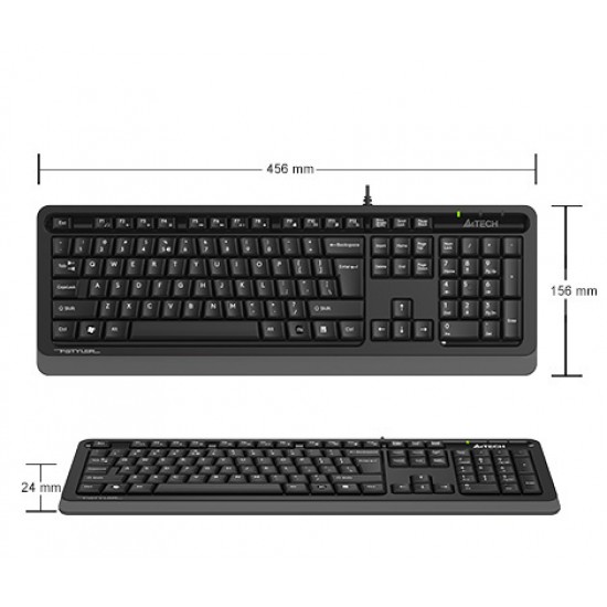 PC Клавиатури - A4 Tech FKS10 Orange PC клавиатура