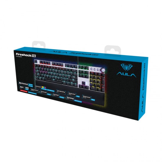 Aula Fireshock V2 PC Механична клавиатура