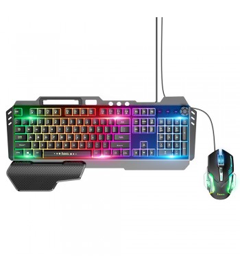 Hoco GM12 Light And Shadow RGB Gaming Black Клавиатура и мишка