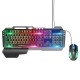 Hoco GM12 Light And Shadow RGB Gaming Black Клавиатура и мишка