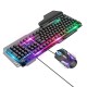 Hoco GM12 Light And Shadow RGB Gaming Black Клавиатура и мишка