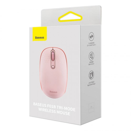 Baseus F01B Baby Pink PC мишка