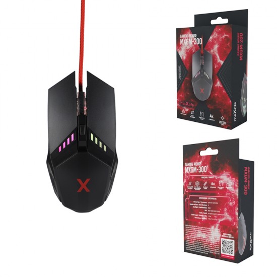 Maxlife MXGM-200 Black Gaming мишка