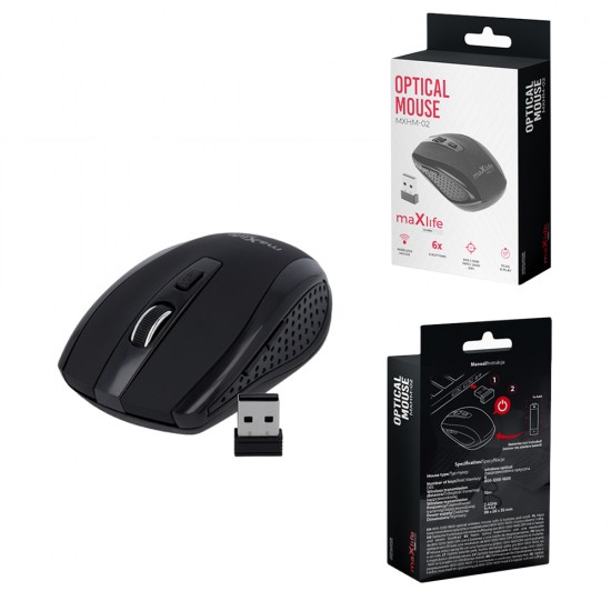 Maxlife MXHM-02 Black PC мишка