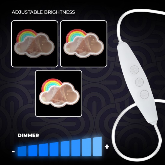 LED Neon Осветление - Forever Light FMNE05 Mirror Cloud Осветително тяло