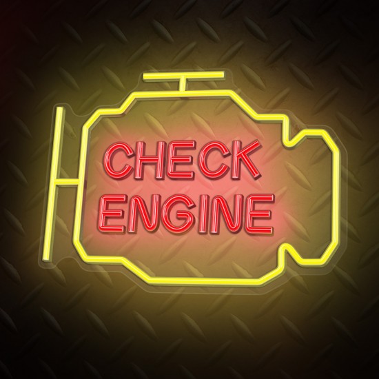 Neolia NNE21 Check Engine Yellow Red Осветително тяло
