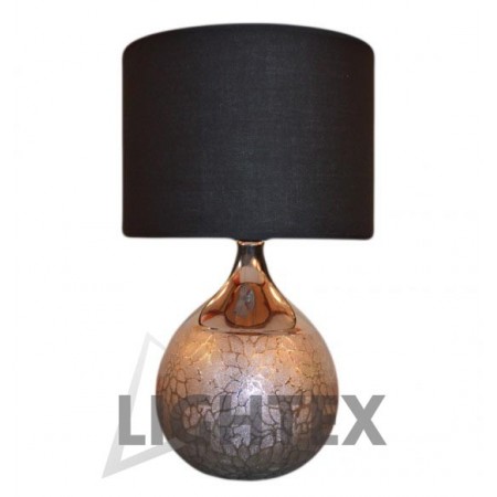 Lightex 704RL0100011 Silver/Black Lux Настолна лампа