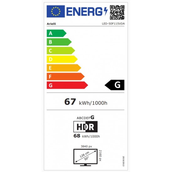Arielli LED50F115VDA Smart Телевизор