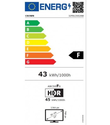 Crown 32FB12V02AW Телевизор