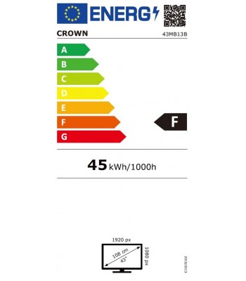 Crown 43MB13B Телевизор