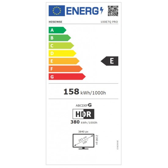 Hisense 100 E7Q PRO Телевизор