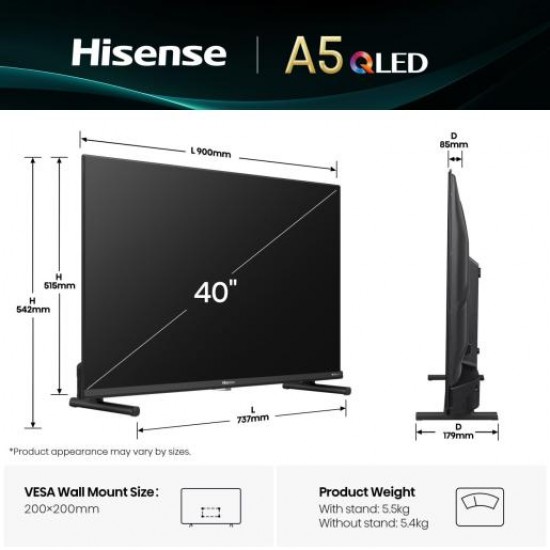 Hisense 40 A5Q Телевизор