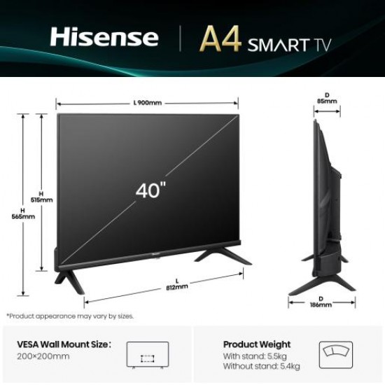 Hisense 40 A4Q Телевизор