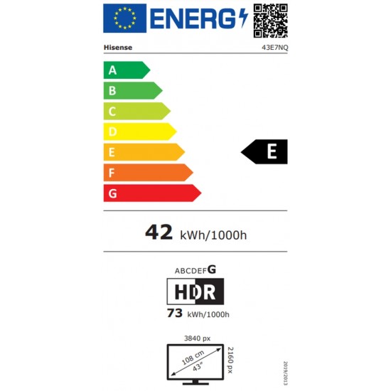 Hisense 43 E7NQ Телевизор