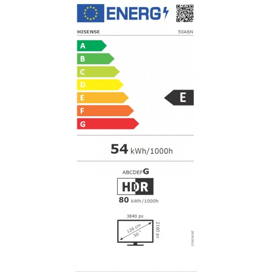 Hisense 50 A6N Телевизор