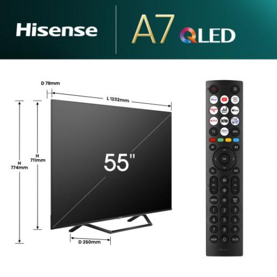 Hisense 55 A7NQ Телевизор
