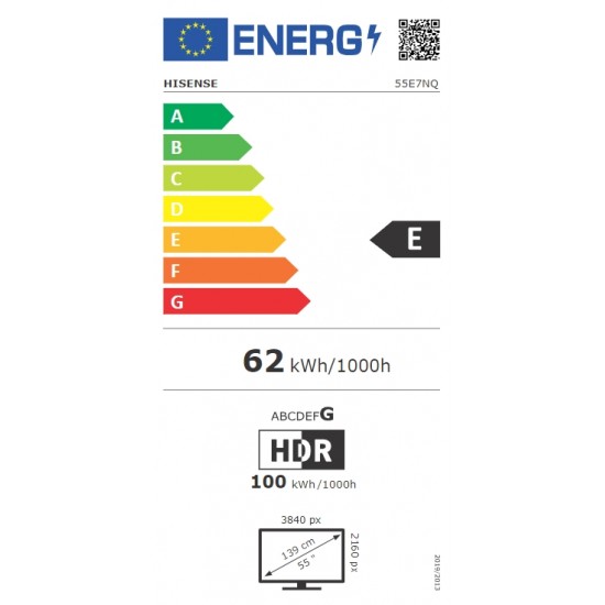 Hisense 55 E7NQ Телевизор