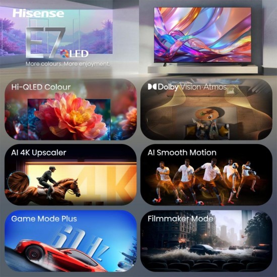 Телевизори - Hisense 55 E7S Телевизор