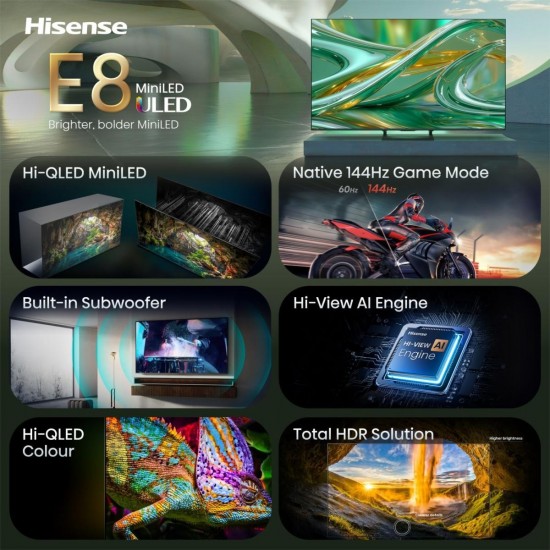 Телевизори - Hisense 55 E8S Телевизор