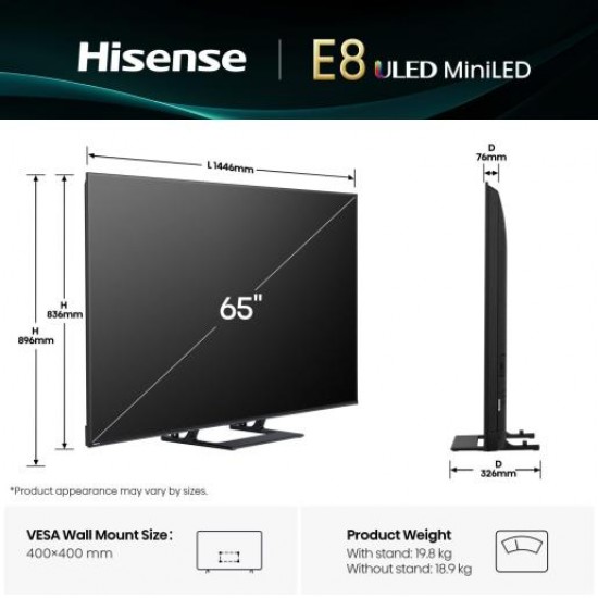 Hisense 65 E8Q Телевизор