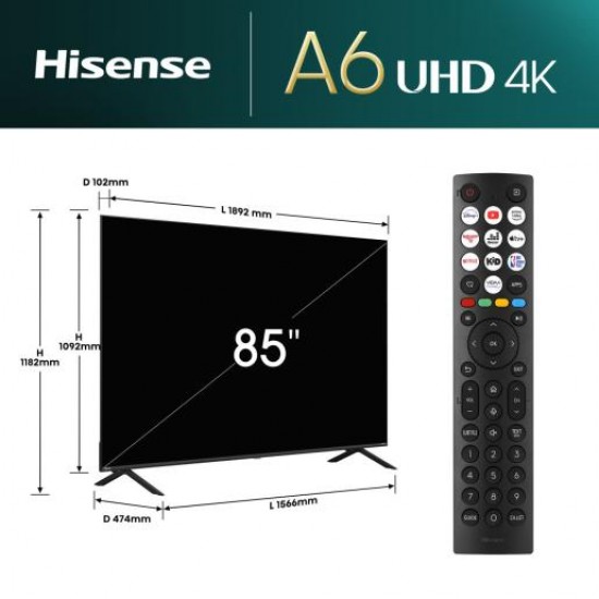 Hisense 85 A6N Телевизор