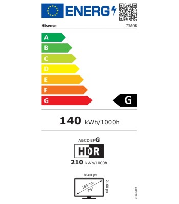 Hisense 75 A6K Телевизор