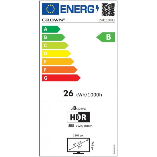 Crown 24J110HD Телевизор
