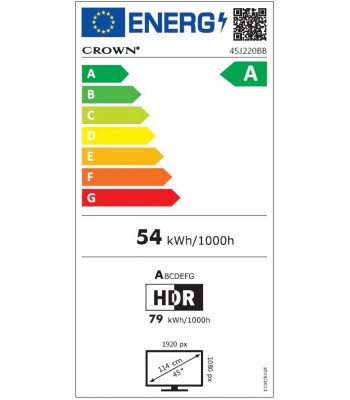 Crown 45J220BB Телевизор