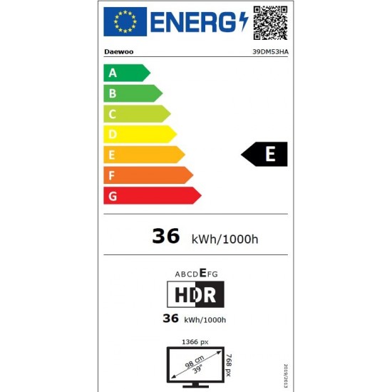 Daewoo 39DM53HA Телевизор