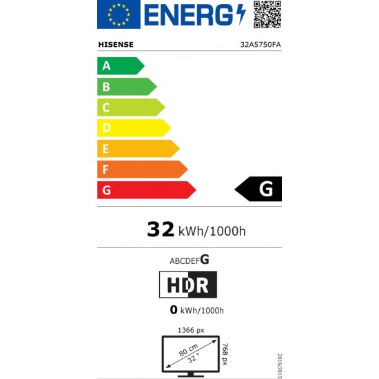 Hisense 32 A5750F Телевизор