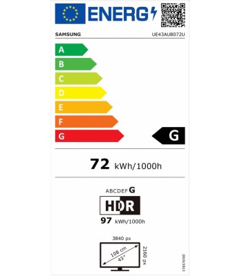 Samsung UE43AU8072UXXH Телевизор