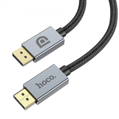 Hoco US04 DP 1.4 Male to Male 8k Ultra HD Data 1m. Black Кабел