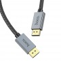 Hoco US04 DP 1.4 Male to Male 8k Ultra HD Data 2m. Black Кабел