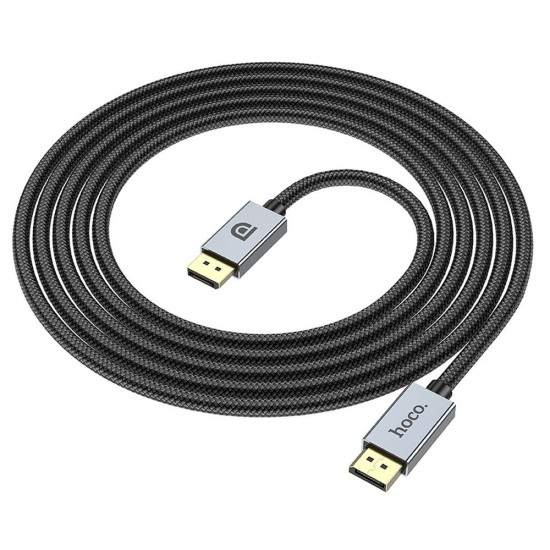Hoco US04 DP 1.4 Male to Male 8k Ultra HD Data 3m. Black Кабел